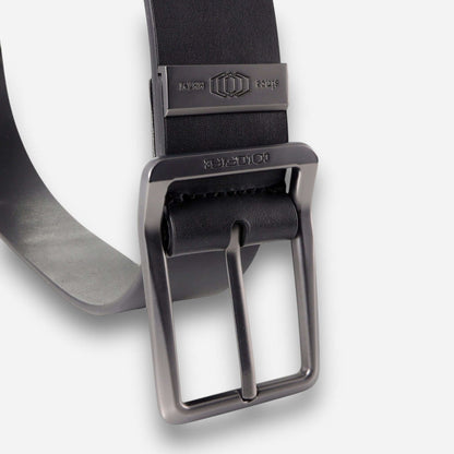 Titan Black Belt-Men's Leather Belt-COLDFIRE