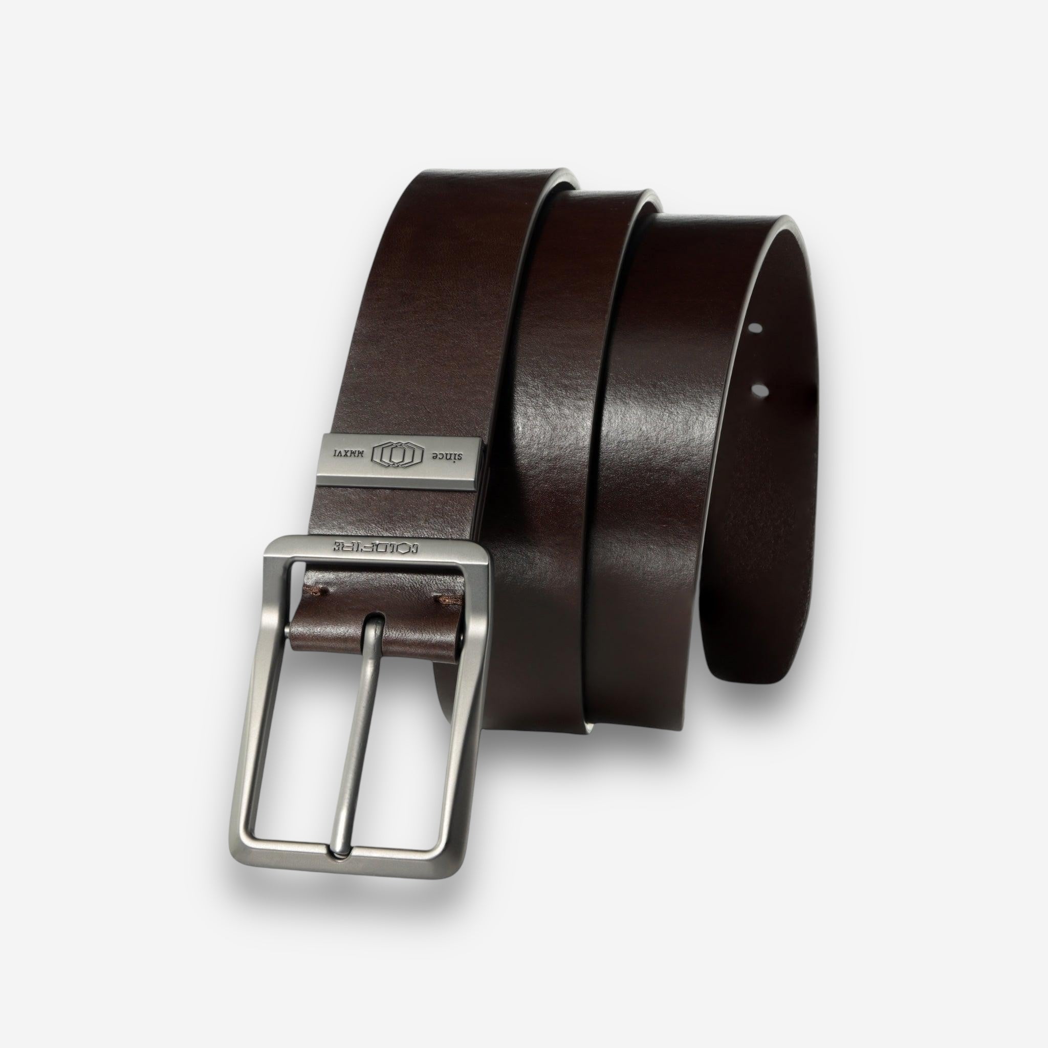 Titan Dark Oak Belt-Men's Leather Belt-COLDFIRE