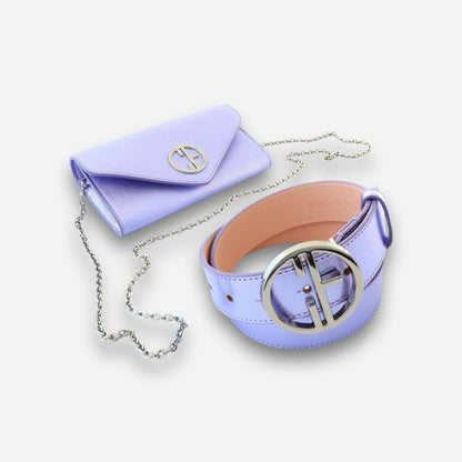 Whisper Set - Sirio Purple-Small handbag and belt-COLDFIRE