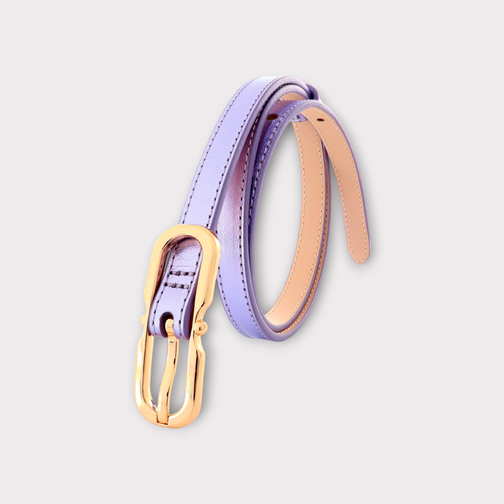 Women's belt - genuine leather - 12 mm - Sirio Purple | COLDFIRE - COLDFIRE