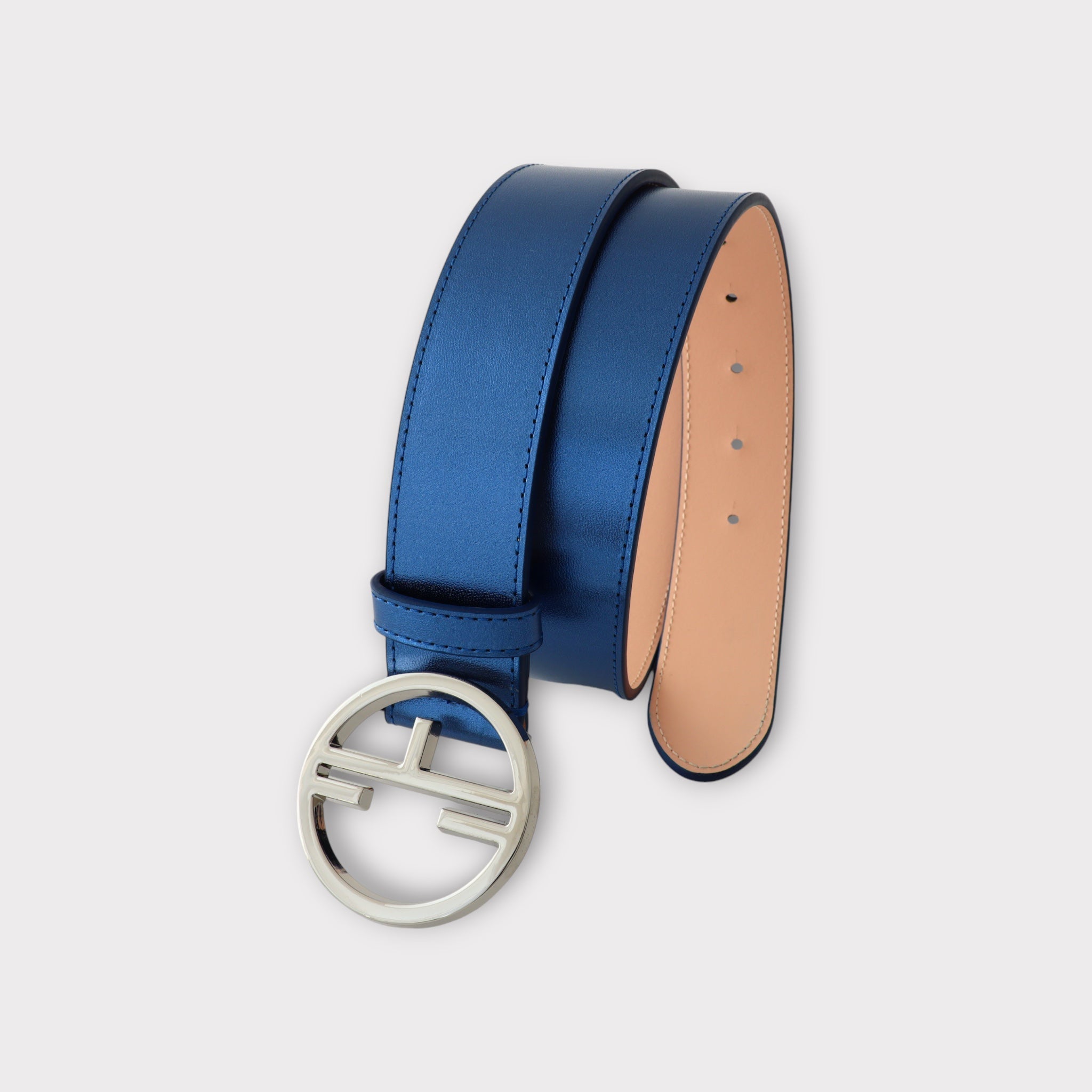 Women's belt - genuine leather - 35 mm - Pictor Midnight Blue | COLDFIRE - COLDFIRE