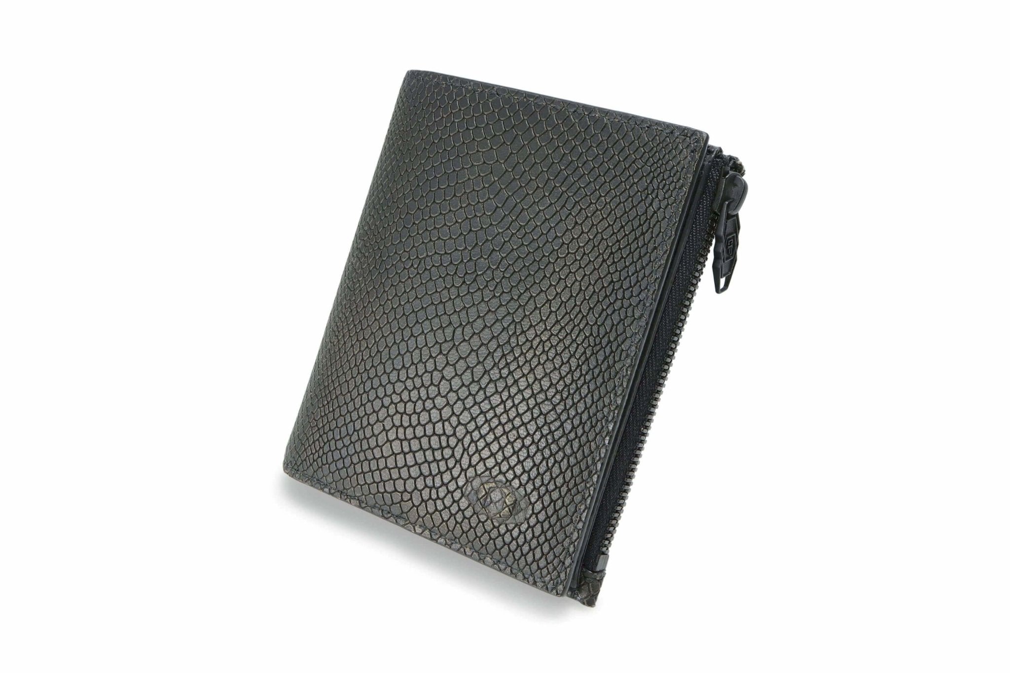 SNAKE EYE - Bifold Zip Wallet with Coin Pocket - COLDFIRE